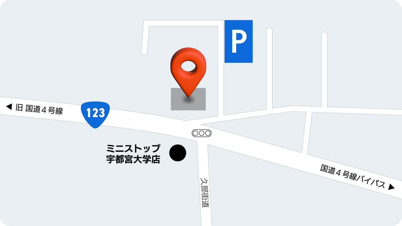 事務所までの地図