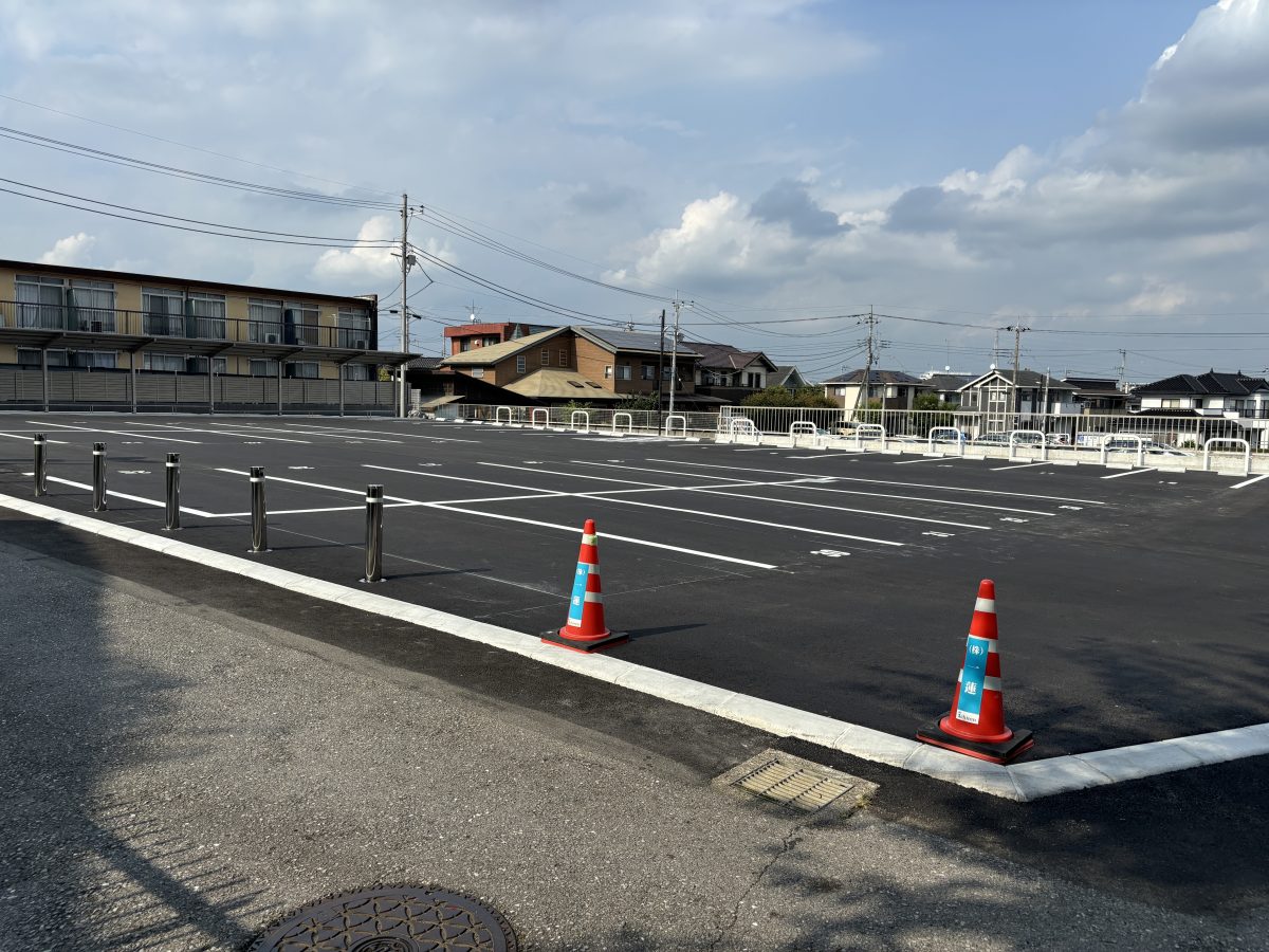 宇都宮市鶴田町　社員用駐車場新設・造成工事