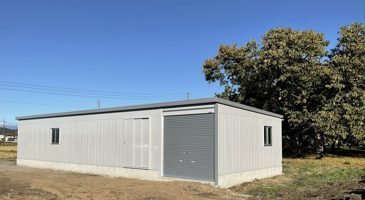 宇都宮市下田原町　古家解体後ガレージ建築工事