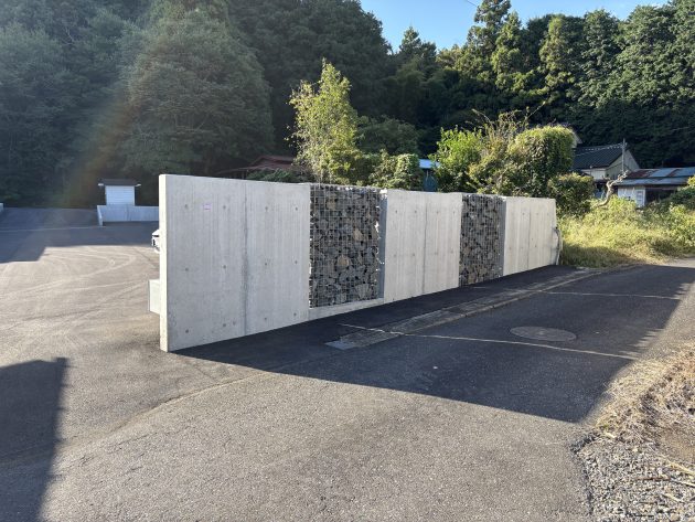 栃木市駐車場・擁壁設置工事